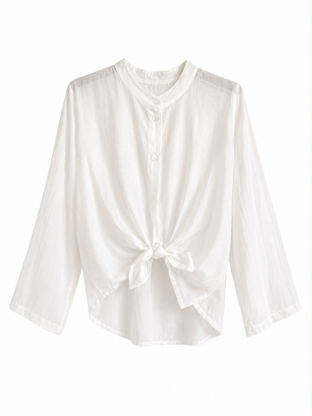 CAMICIA KOREAN MONOCHROME IN TENCEL