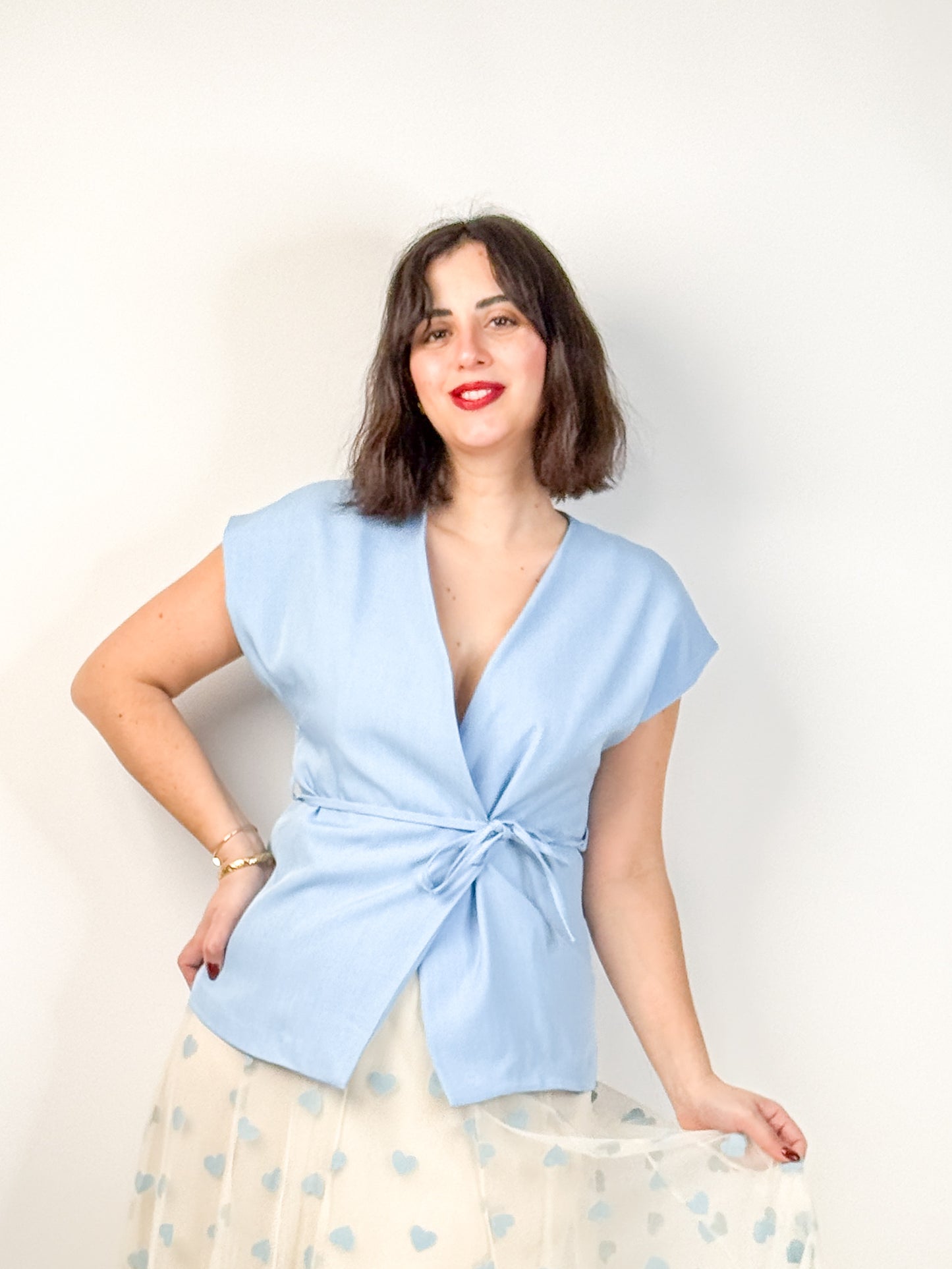BLAZER SMANICATO FIORELLA