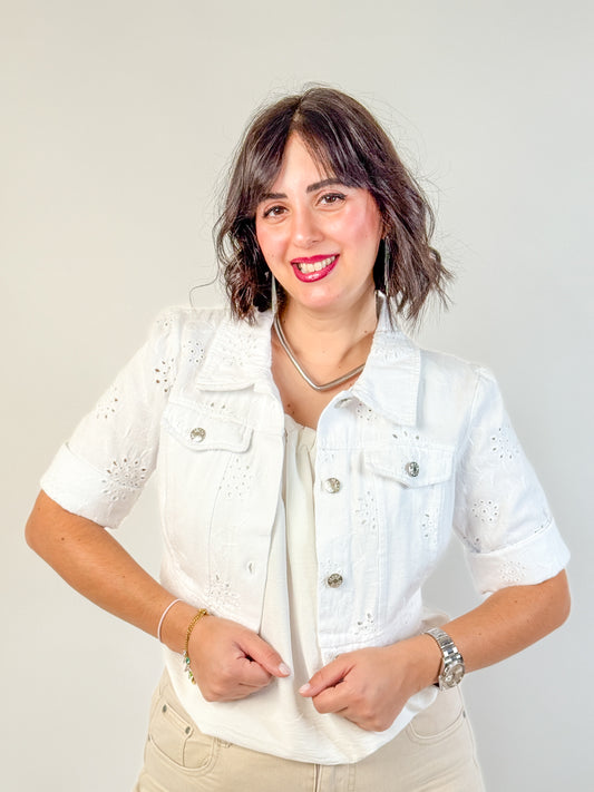 GIACCA JEANS CROP