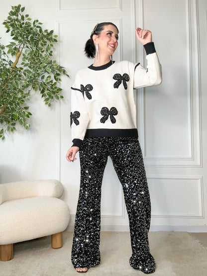 PANTALONE CON PAILETTES