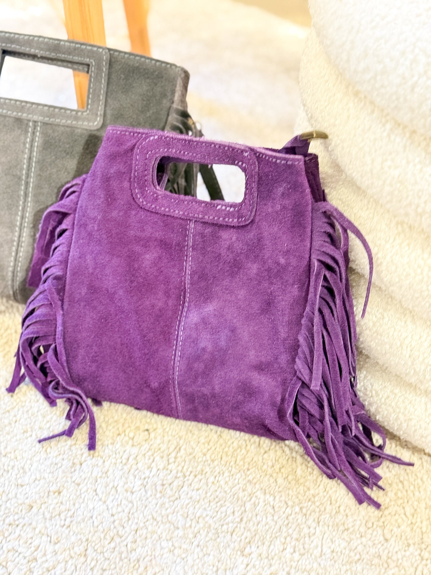 BORSA FRANGE VERA PELLE