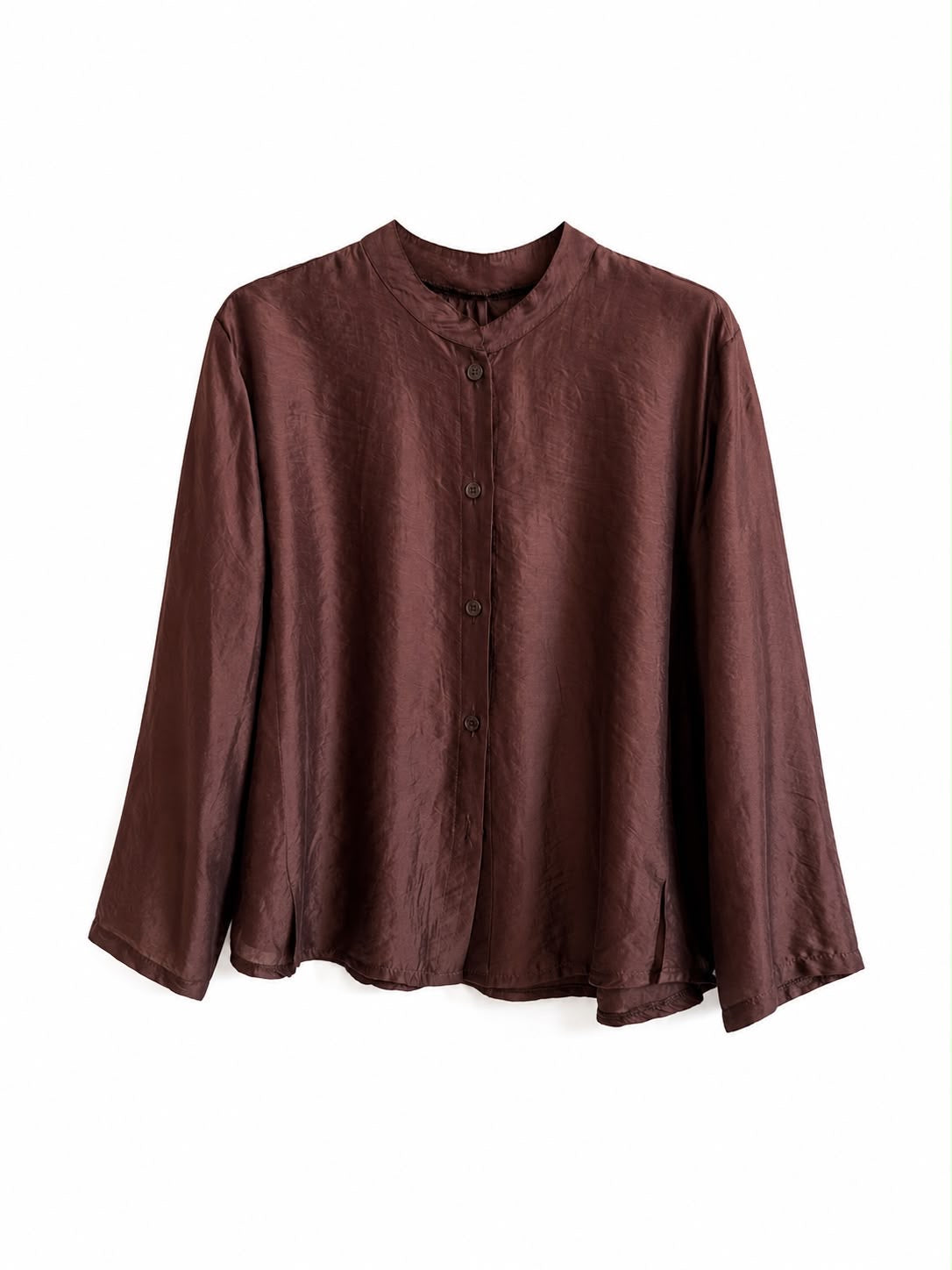 CAMICIA KOREAN MONOCHROME IN TENCEL