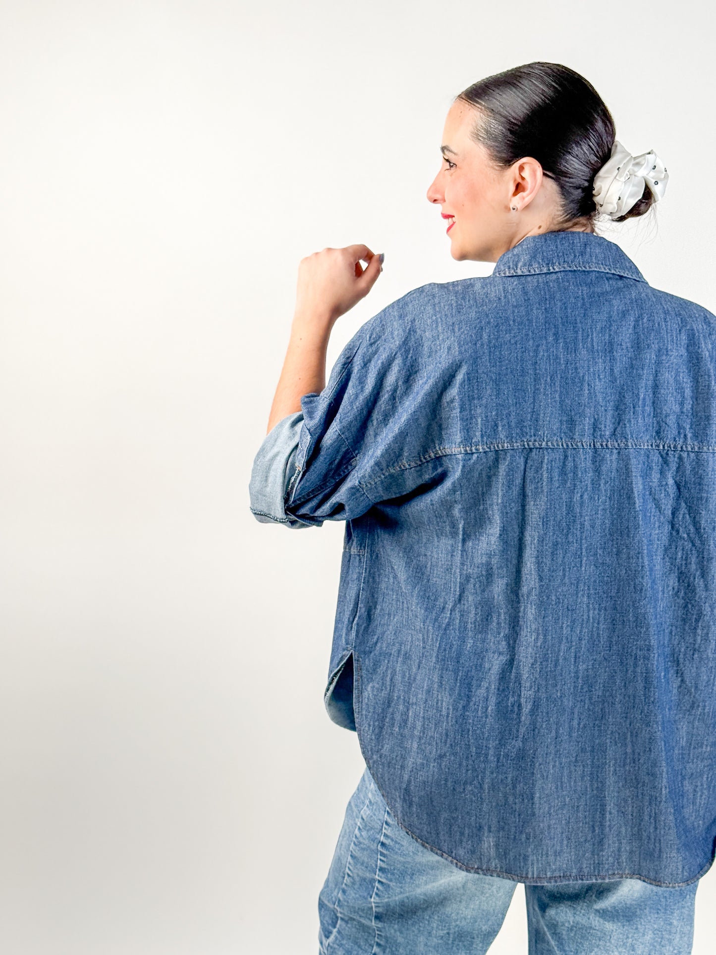 CAMICIA JEANS OVER