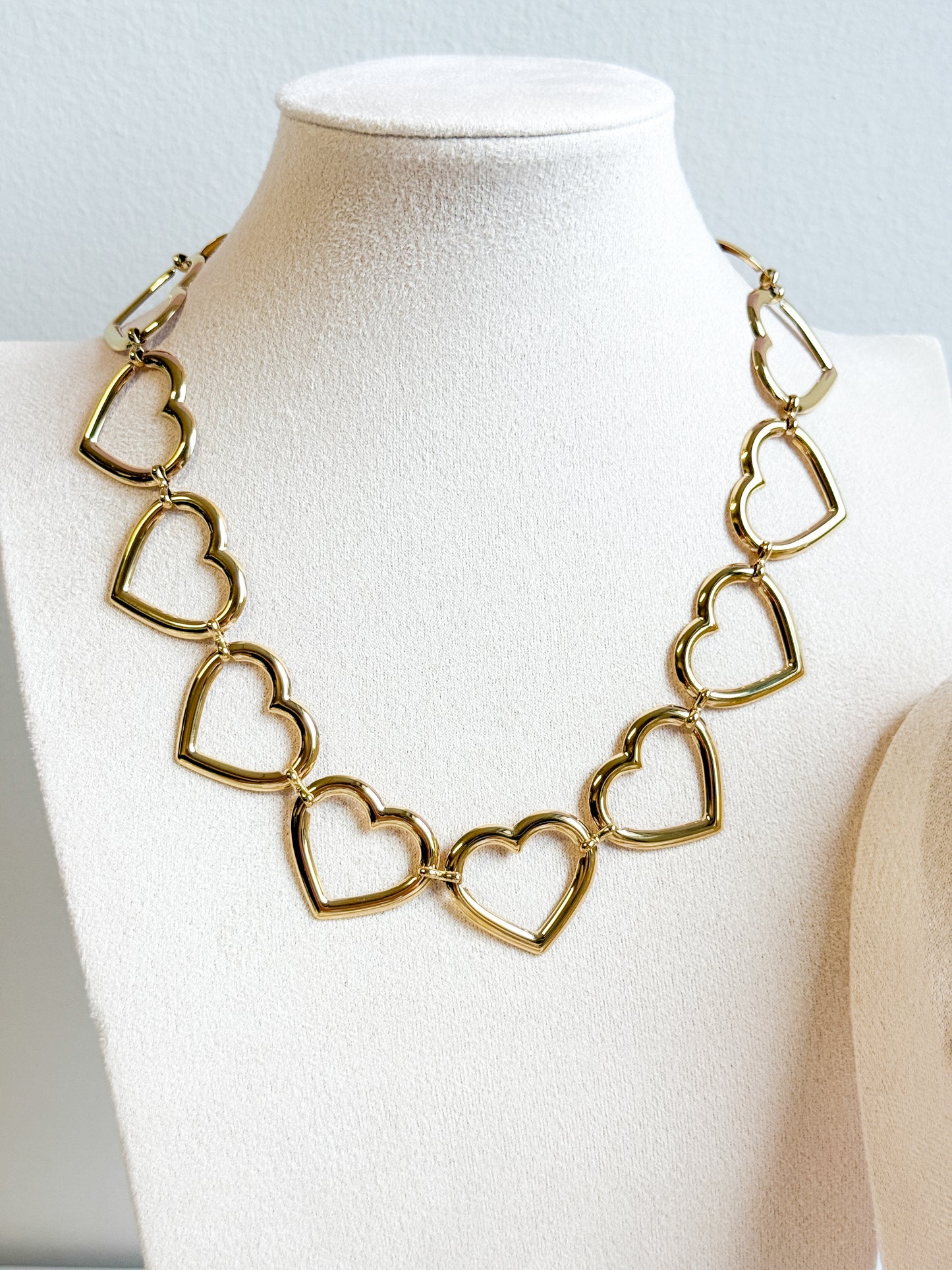 COLLANA INTRECCIO DI CUORI