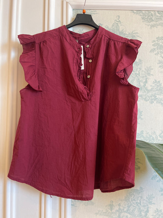 Camicia bordeaux Ale