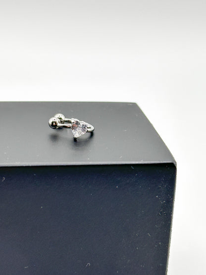 CUFF CUORE silver
