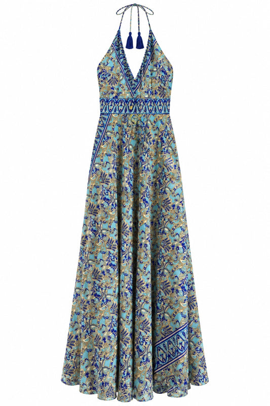 VESTITO ADHIRA BLU