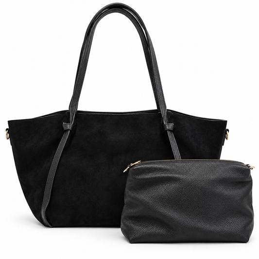 SHOPPING BAG CAMOSCIO