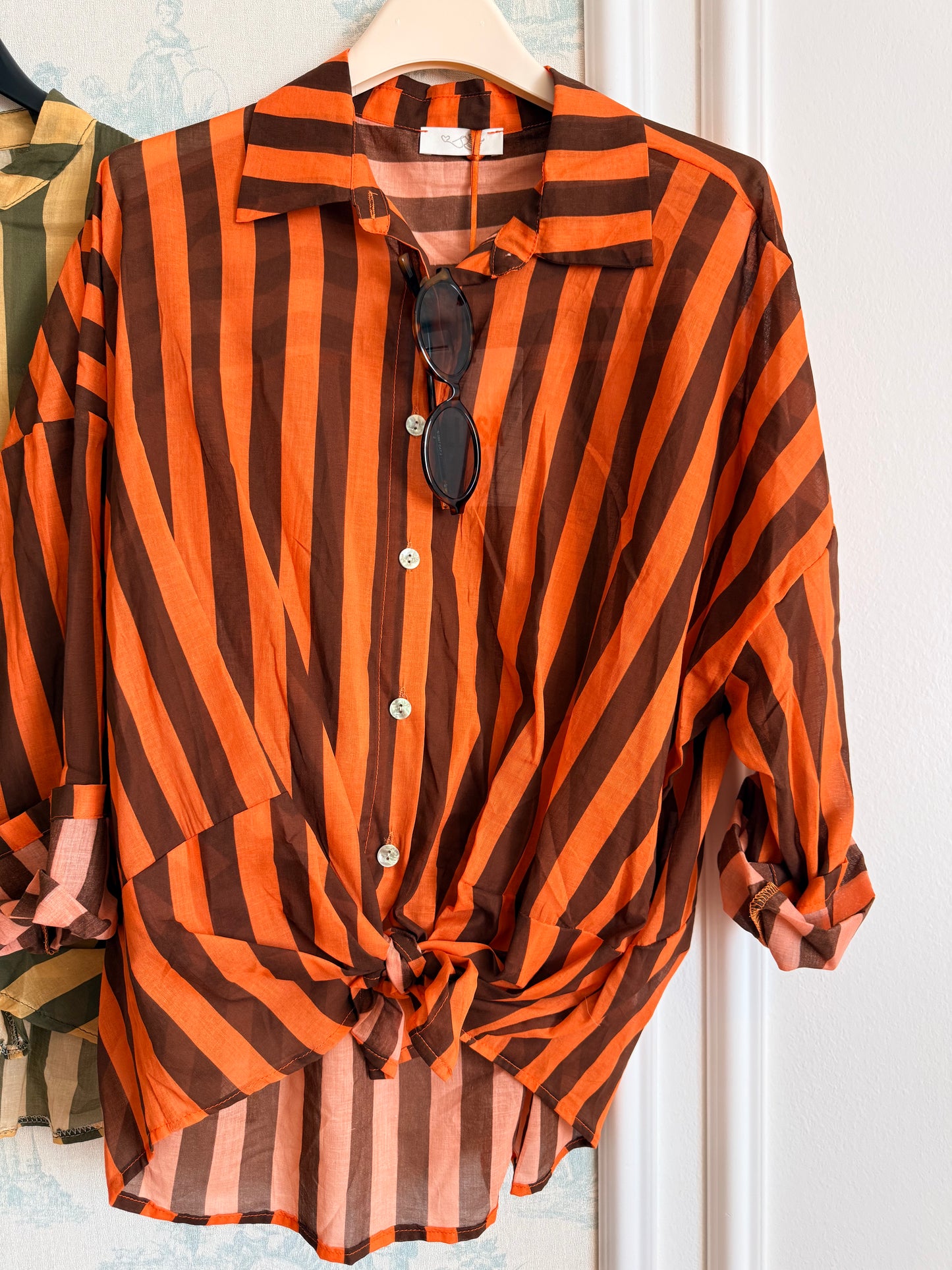 Camicia lally arancio