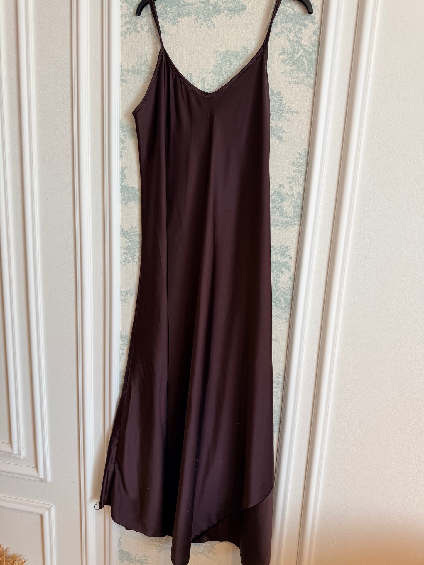 Vestito lally marrone lungo