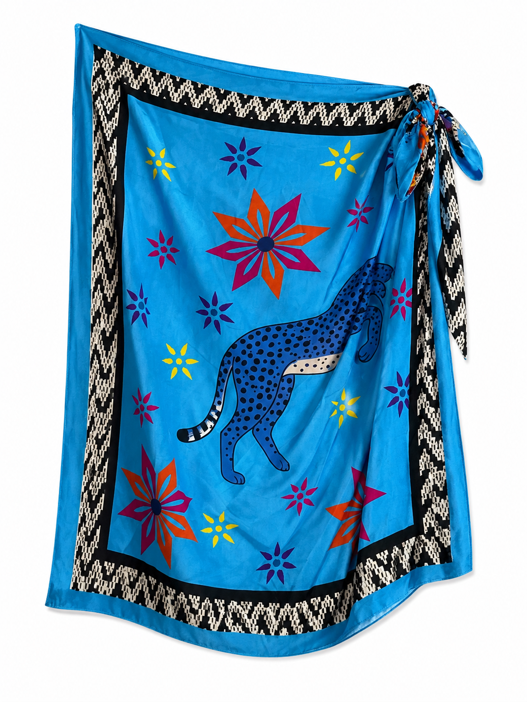 PAREO MINI BLUE LEOPARD