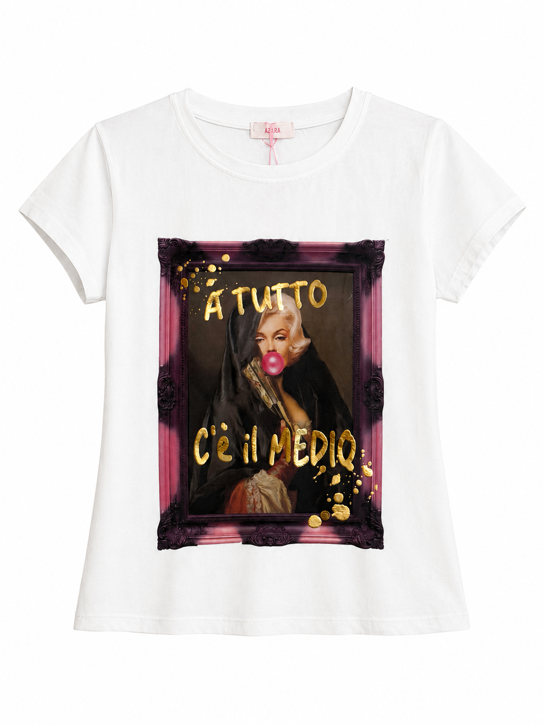 T-SHIRT SLIM “a tutto c’è il medio”