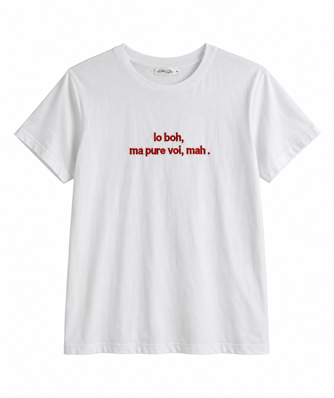 T-shirt IO BOH MA PURE VOI MAH