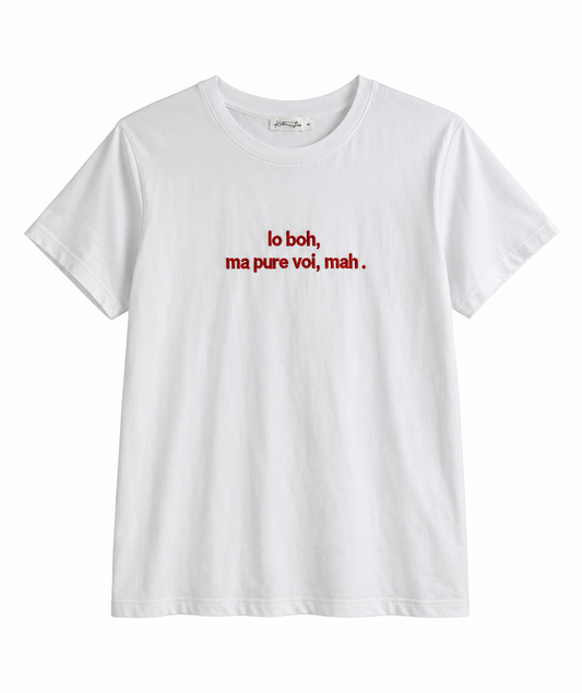 T-shirt IO BOH MA PURE VOI MAH