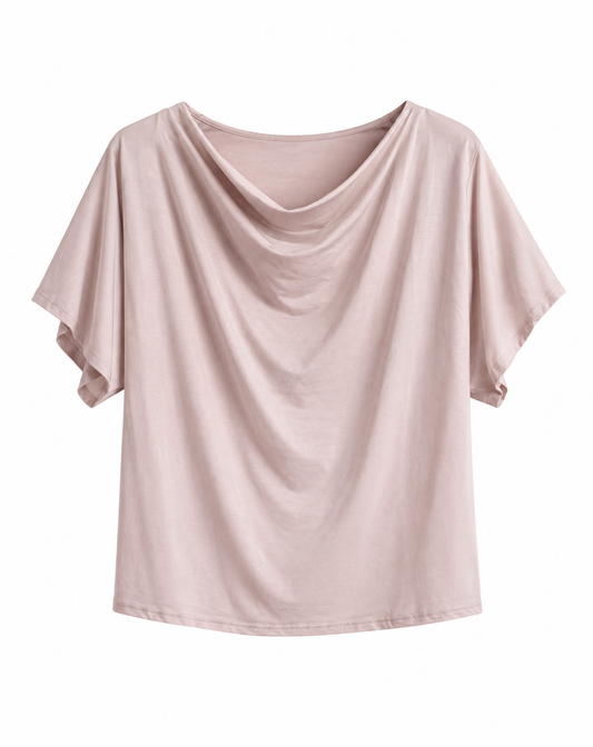 T-SHIRT TENCEL BEIGE